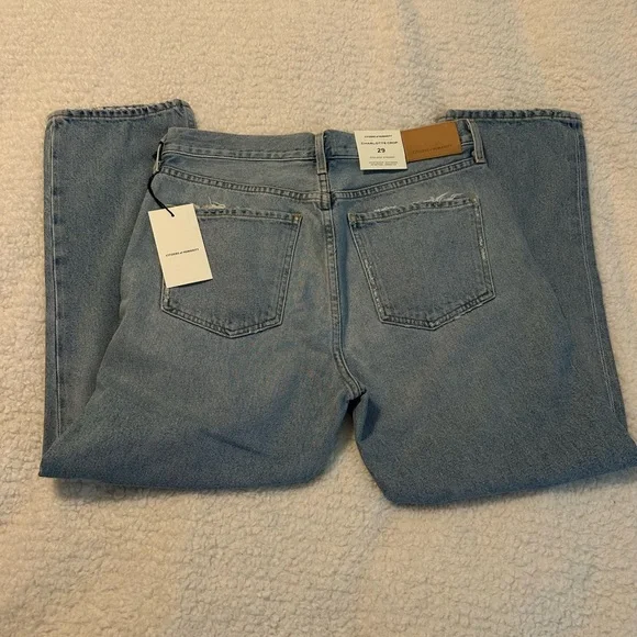 *NEW* Citizens Of Humanity: High Rise Charlotte Crop Jeans 29 - Picture 7 of 8